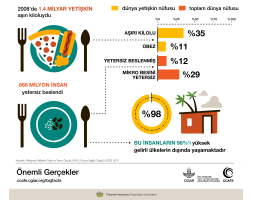 Önemli gerçekler: Aşırı kiloluluk & yetersiz beslenen nüfus